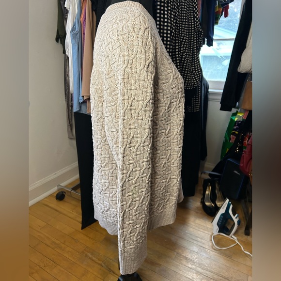 Banana Republic Marble Cable-Knit Sweater Petite Large - Picture 3 of 4